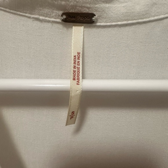 Free People White Long Sleeve Dress - Picture 2 of 2